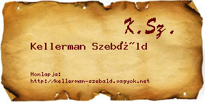 Kellerman Szebáld névjegykártya